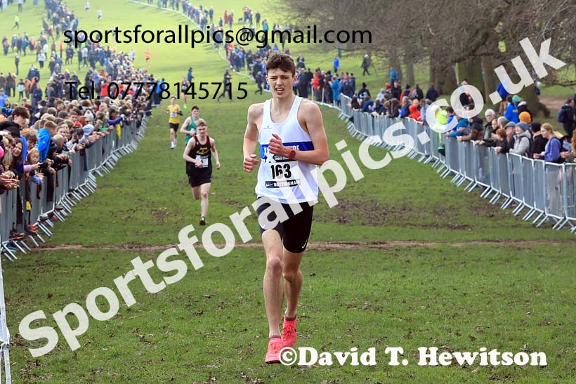 Mens Under-20s, 2024 CAU Inter Counties Cross Country Champs., Wollaton Park, Nottingham. Photo: David T. Hewitson/Sports for All Pics